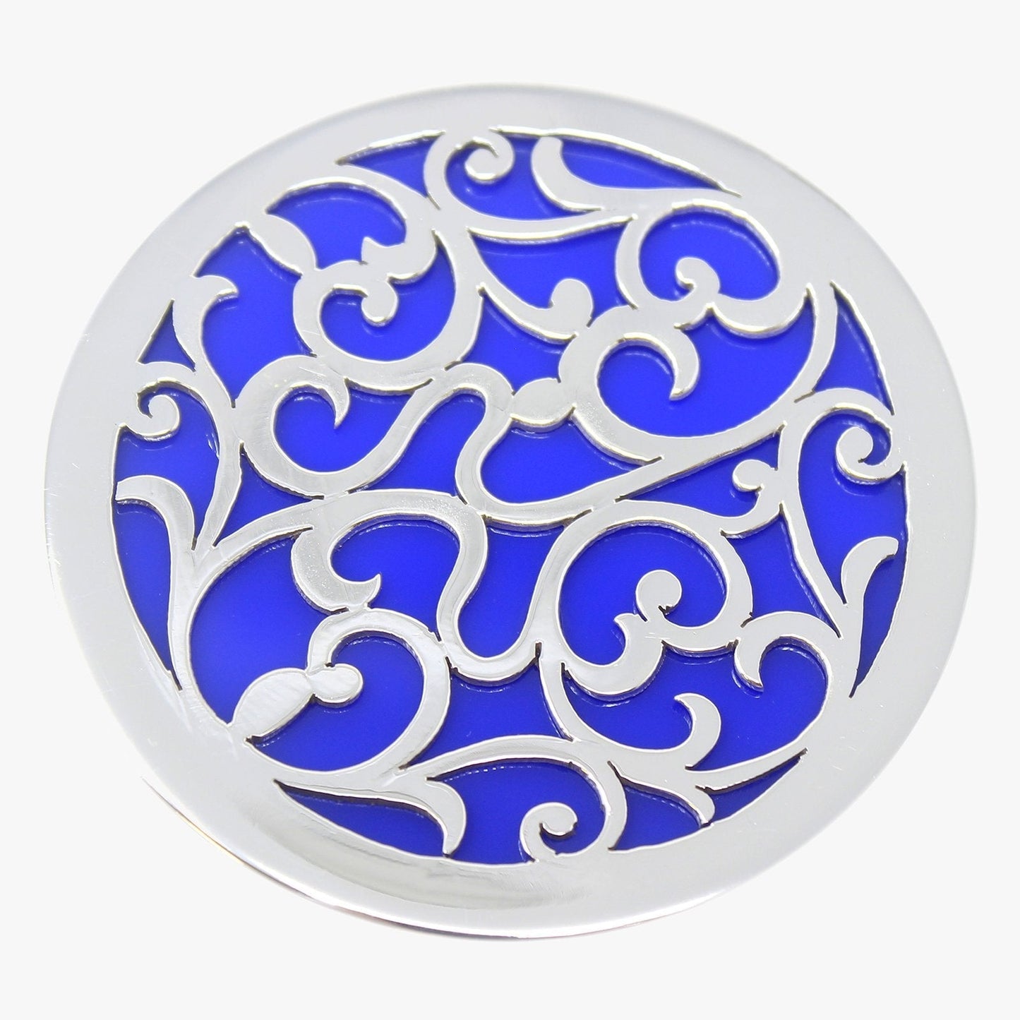 Sterling Silver Blue Coasters
