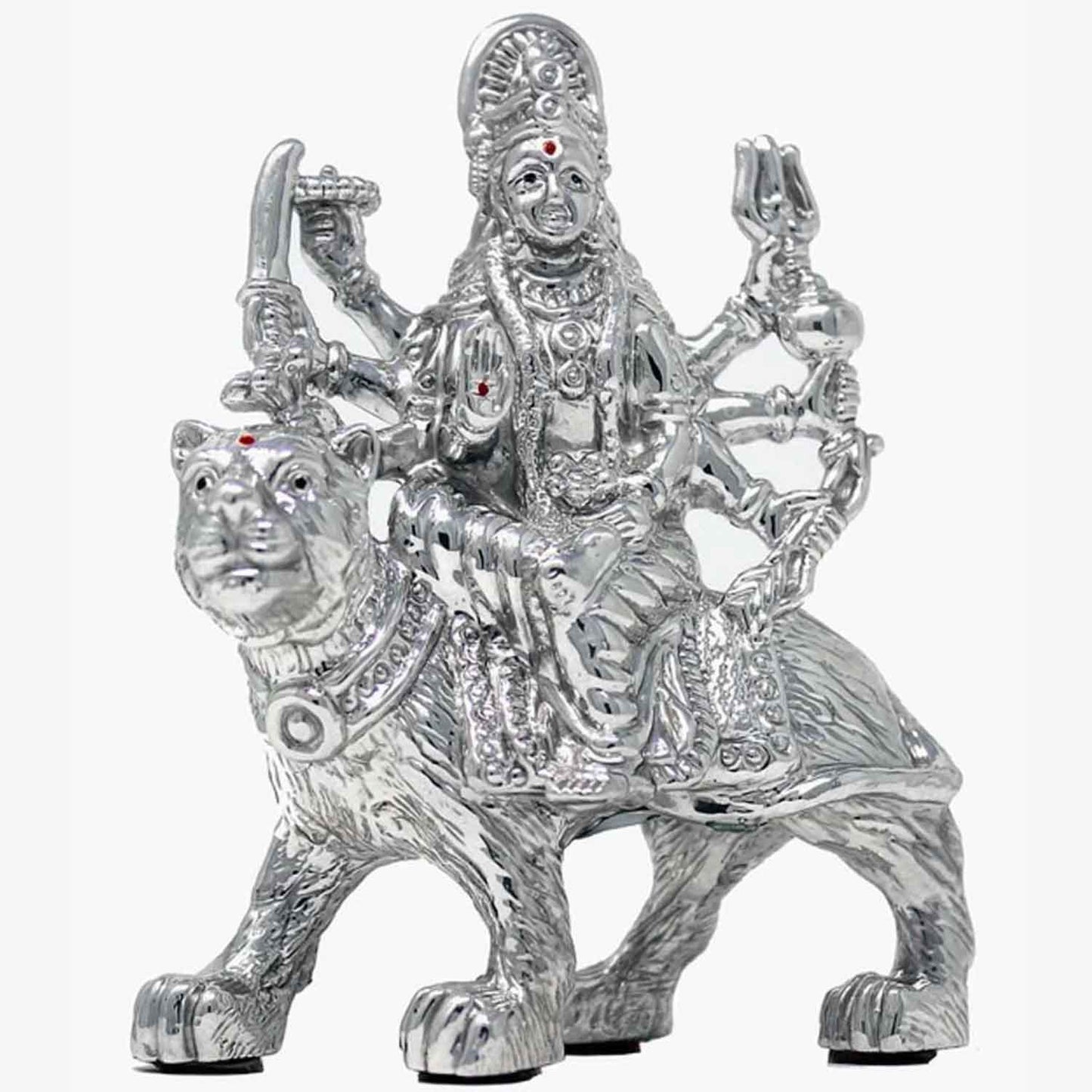Maa Durga Pure Silver Idol