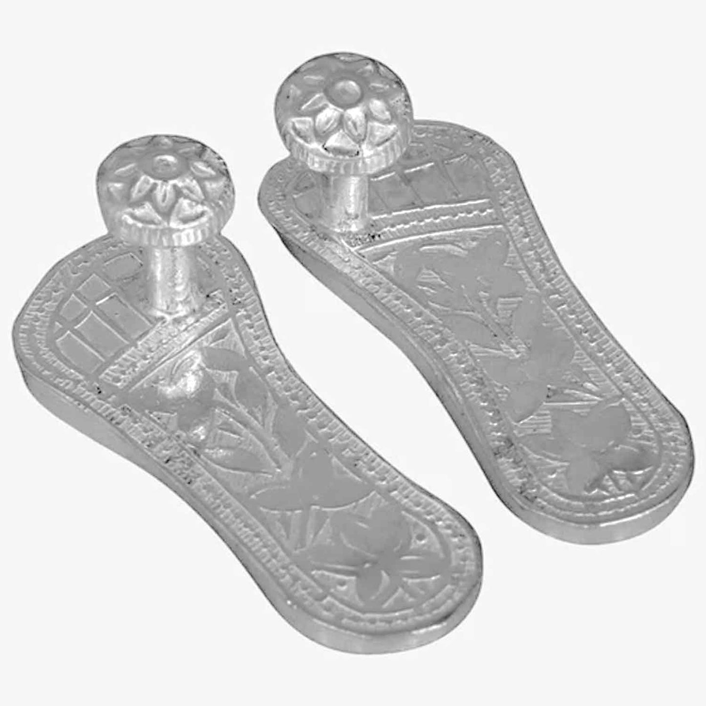 Sterling Silver Laxmi charan paduka (Feet)