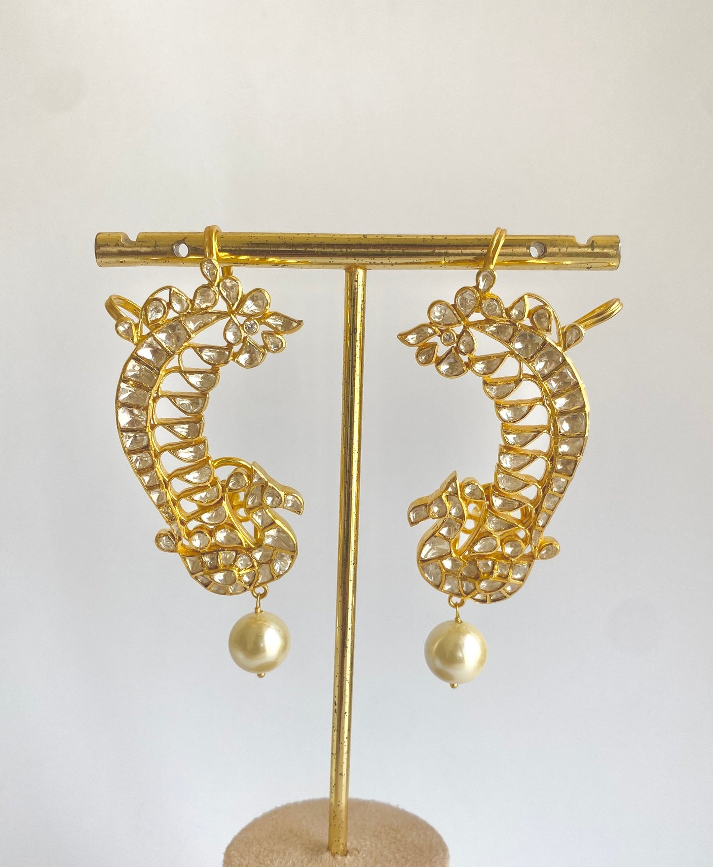 Polki Plume Earcuffs