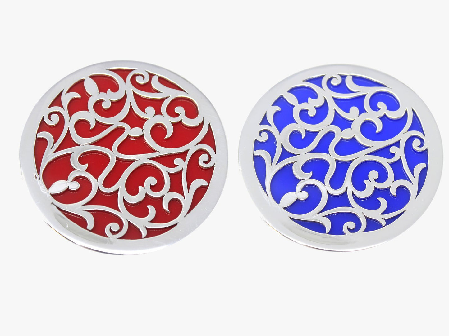 Sterling Silver Coaster set