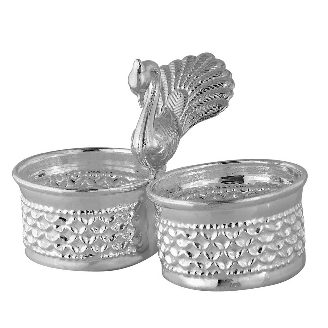 Silver 925 Haldi Kumkum Sindoor Dabbi for Pooja.