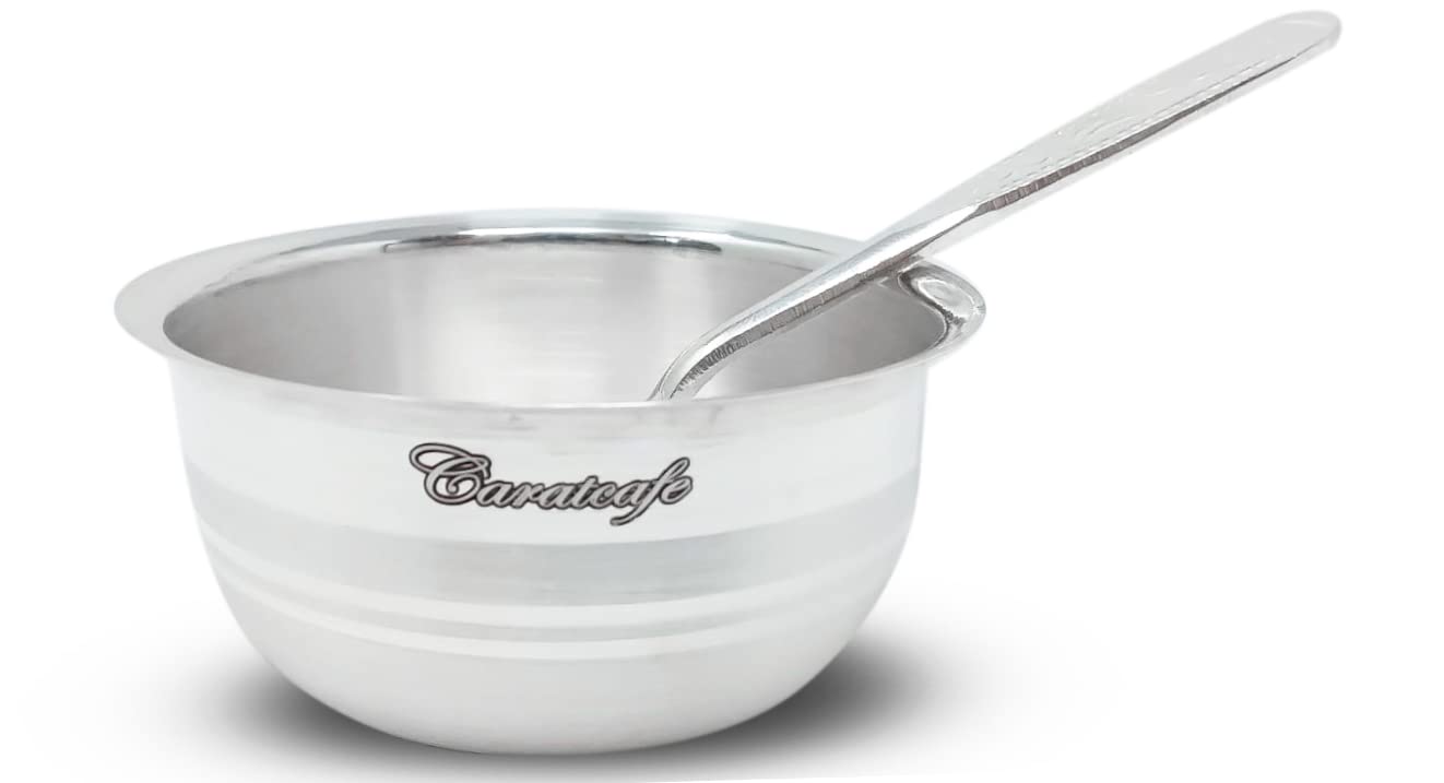 Silver Bowl and Spoon for Babies