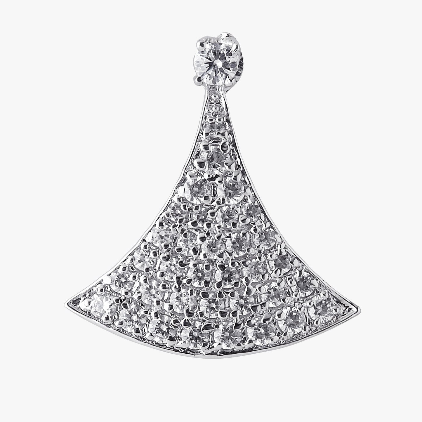 Sterling Silver Bell shaped Pendant with Chain