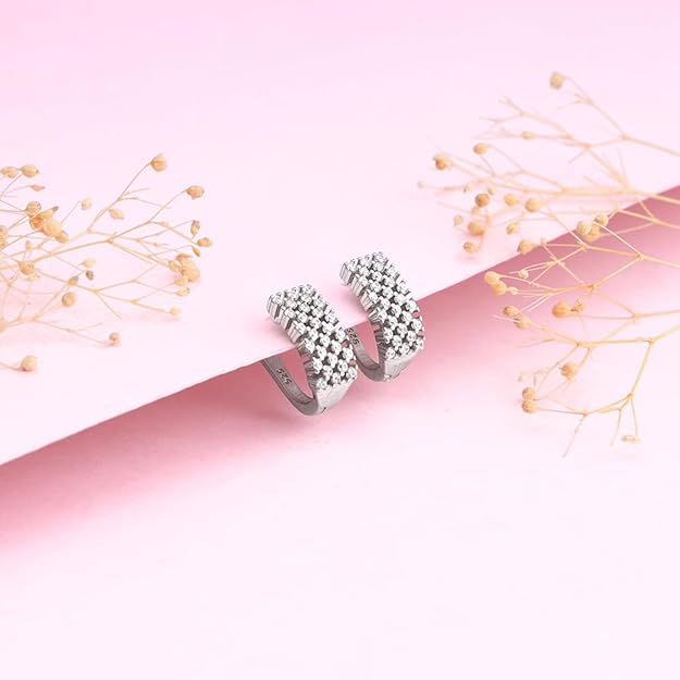 Classic Semi Hoop Earrings for Daily Wear | Lightweight & Stylish