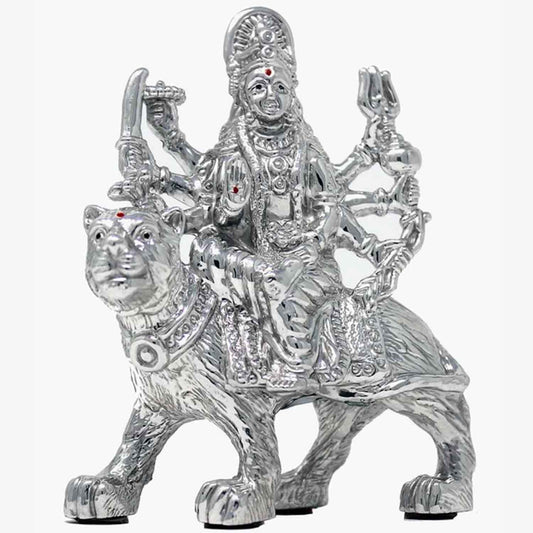 Maa Durga Pure Silver Idol