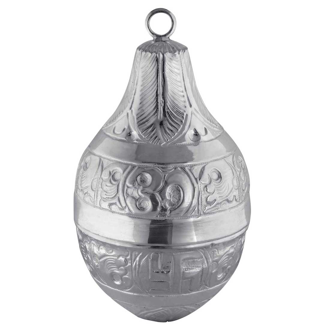 Silver 925 Coconut Nariyal Full Size Holder for Pooja