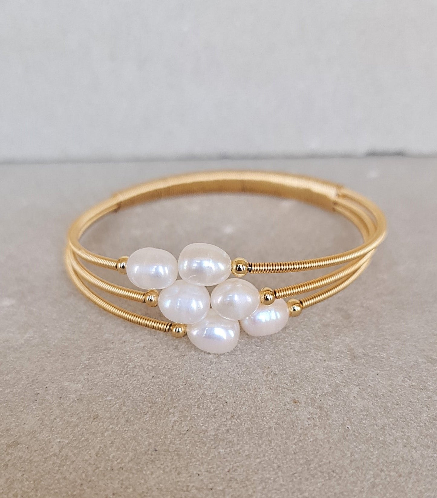 Pearl Triad Cuff