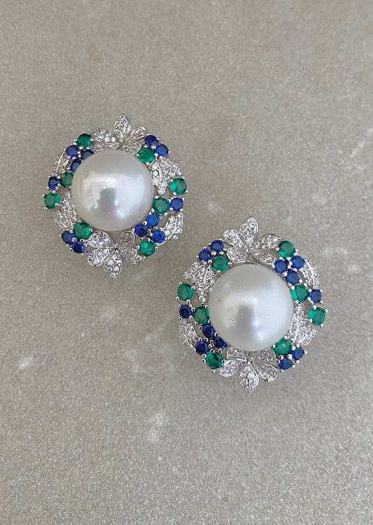 Pearlverde Studs