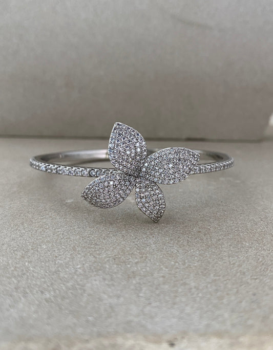 Sage Bloom Cuff Bracelet